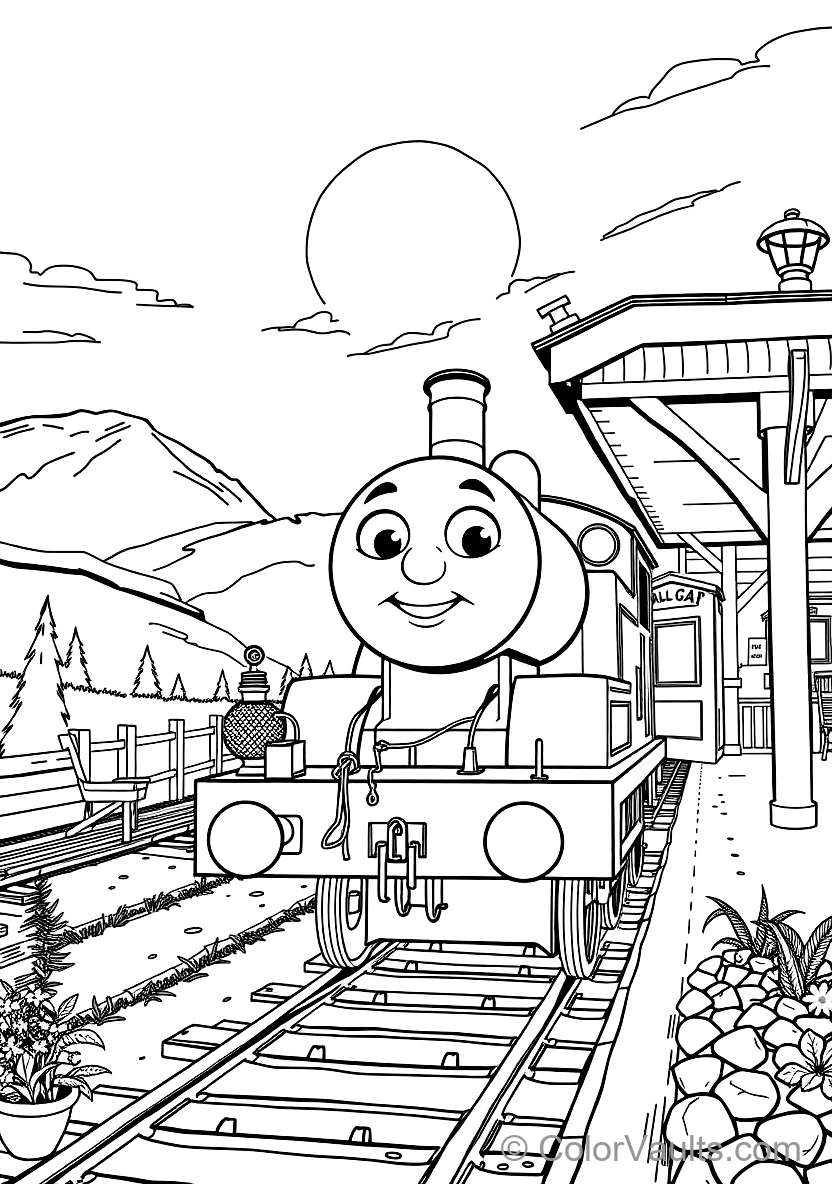 Sodor Steamworks Repair Shop mit Kevin (2)