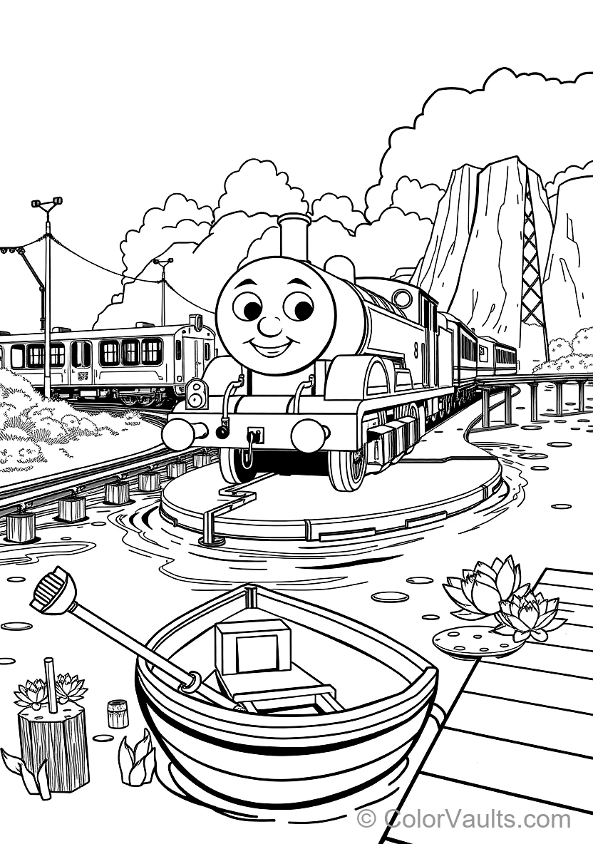 James the Red Engine Whistling Proudly (3)