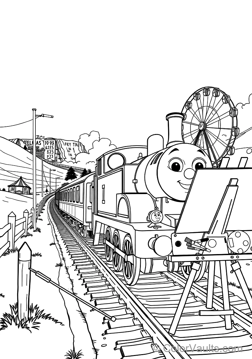 Nia and Thomas Exploring African Railway (3)