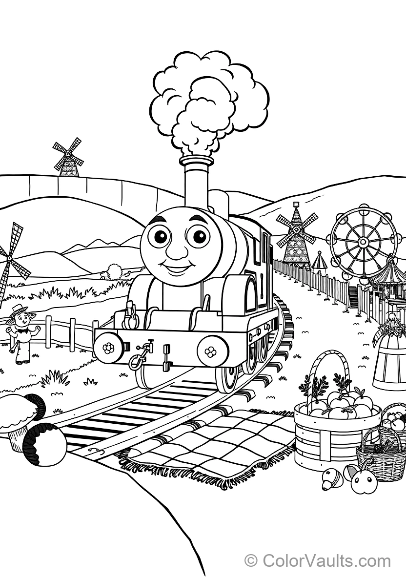 Annie and Clarabel Coaches Traveling with Thomas (3)
