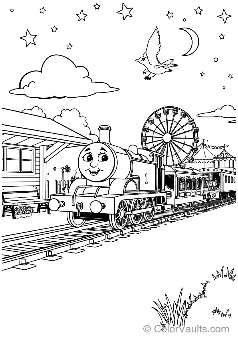 Percy the Small Green Engine at the Station (4)
