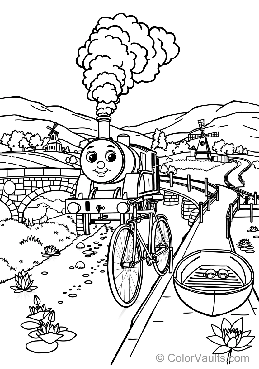 James the Red Engine Whistling Proudly (4)
