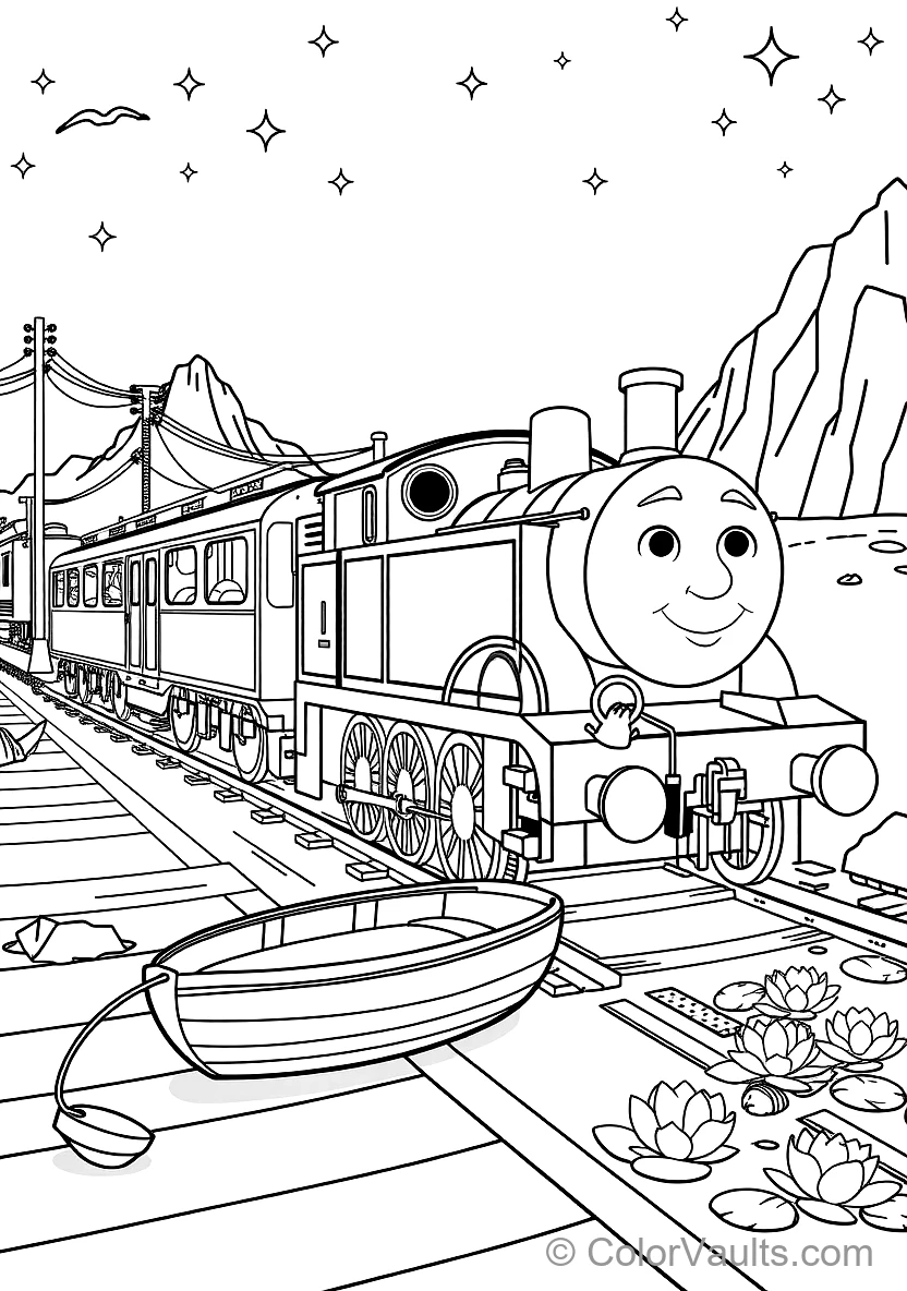 Harold the Helicopter Flying Over Island of Sodor (4)