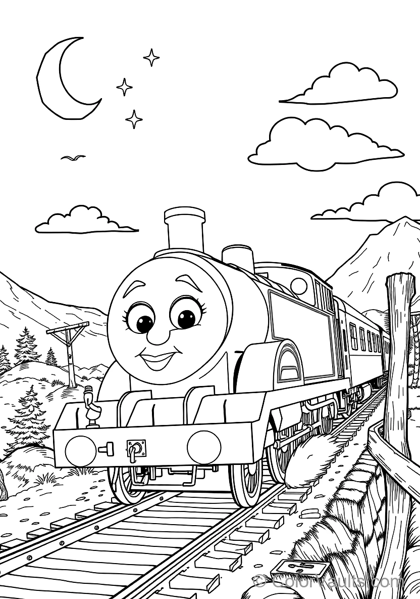 Bertie the Bus Racing Thomas Along the Road (4)