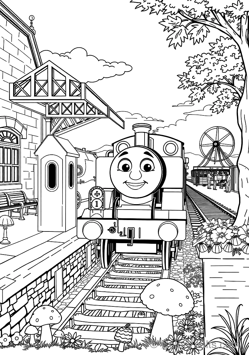 Rusty the Little Diesel in Blue Mountain Quarry (5)