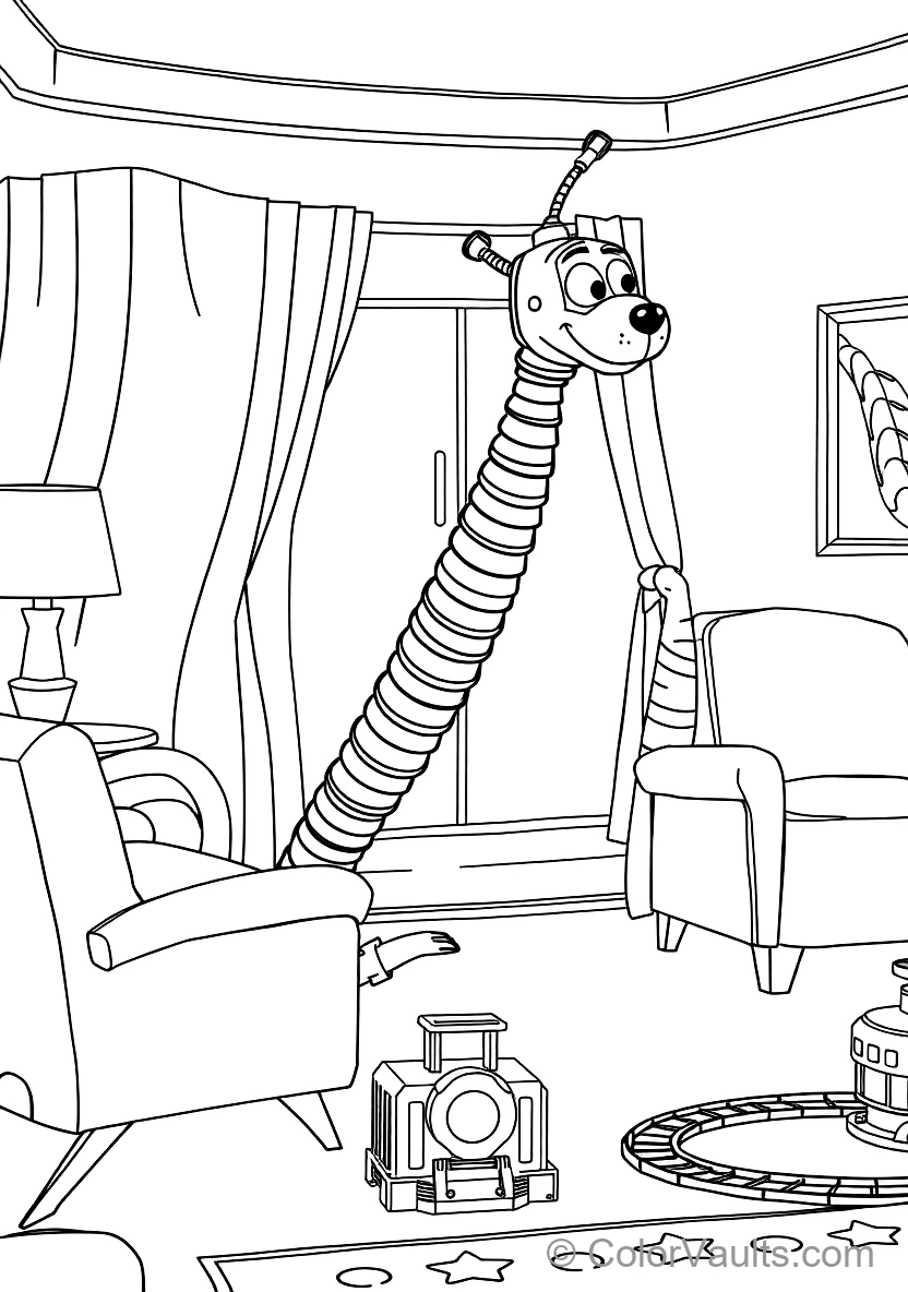 Slinky Dog Stretching His Long Coiled Metal Slinky (Scene 3)