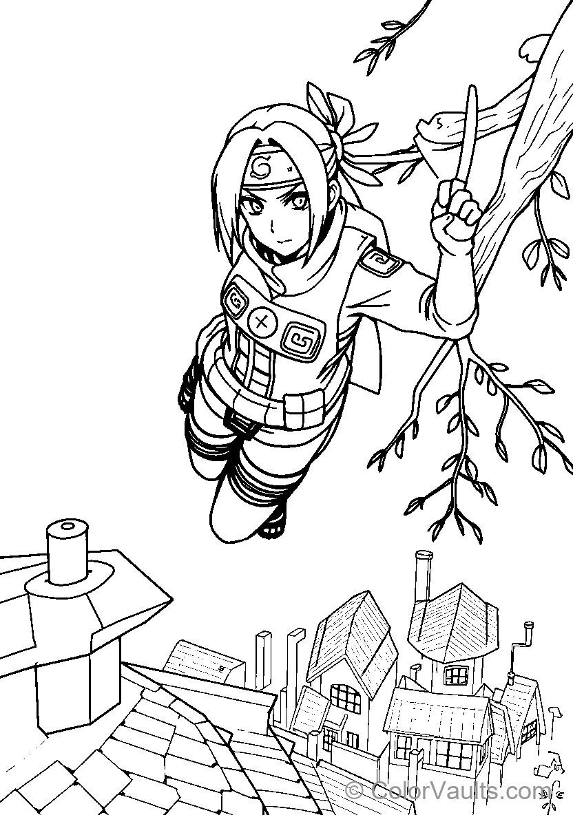 Character In Space Suit Climbing Trees