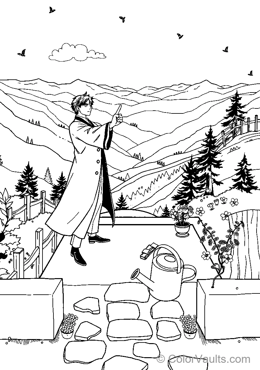 Person Enjoying Mountain View