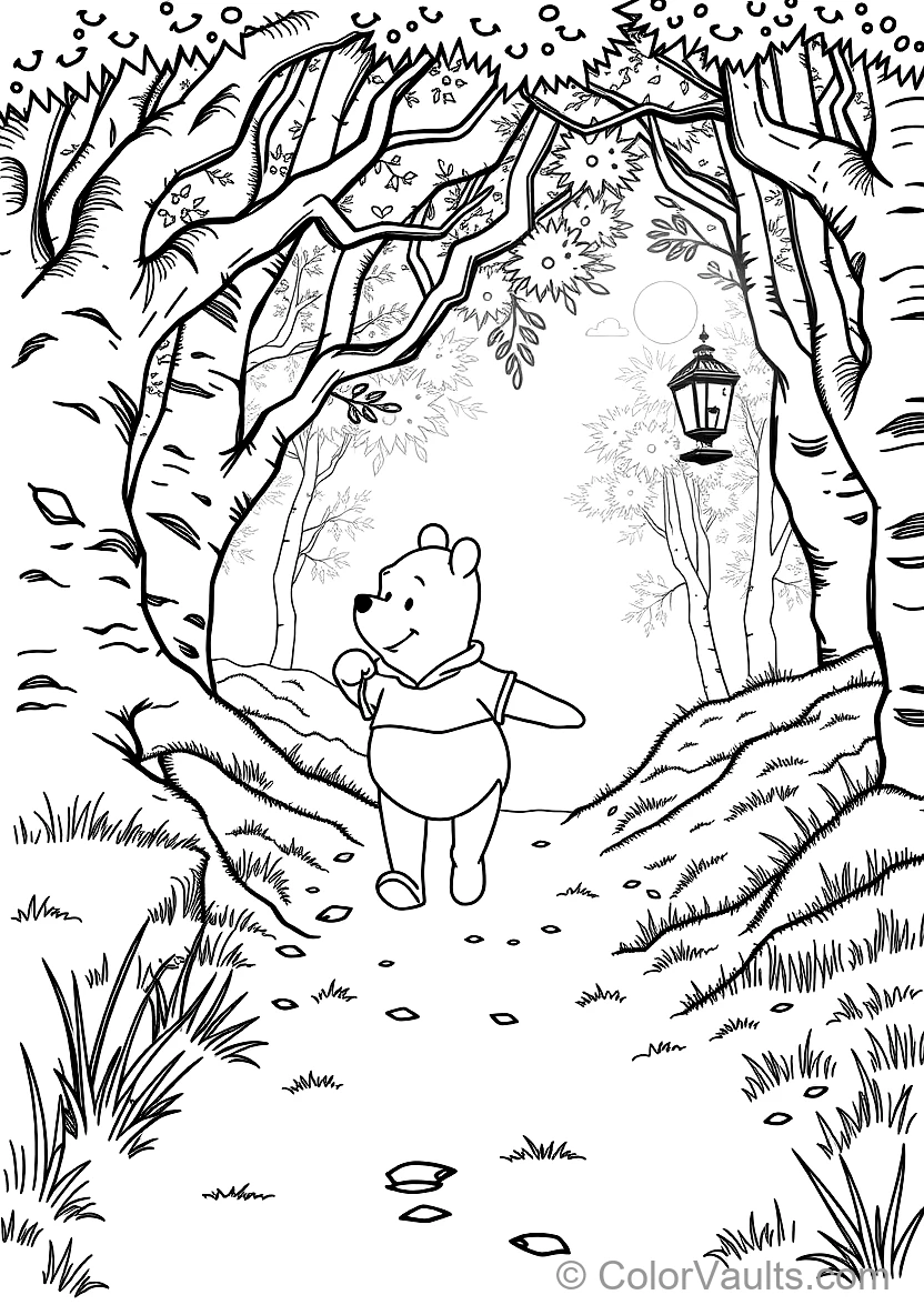 Winnie the Pooh coloring page 2