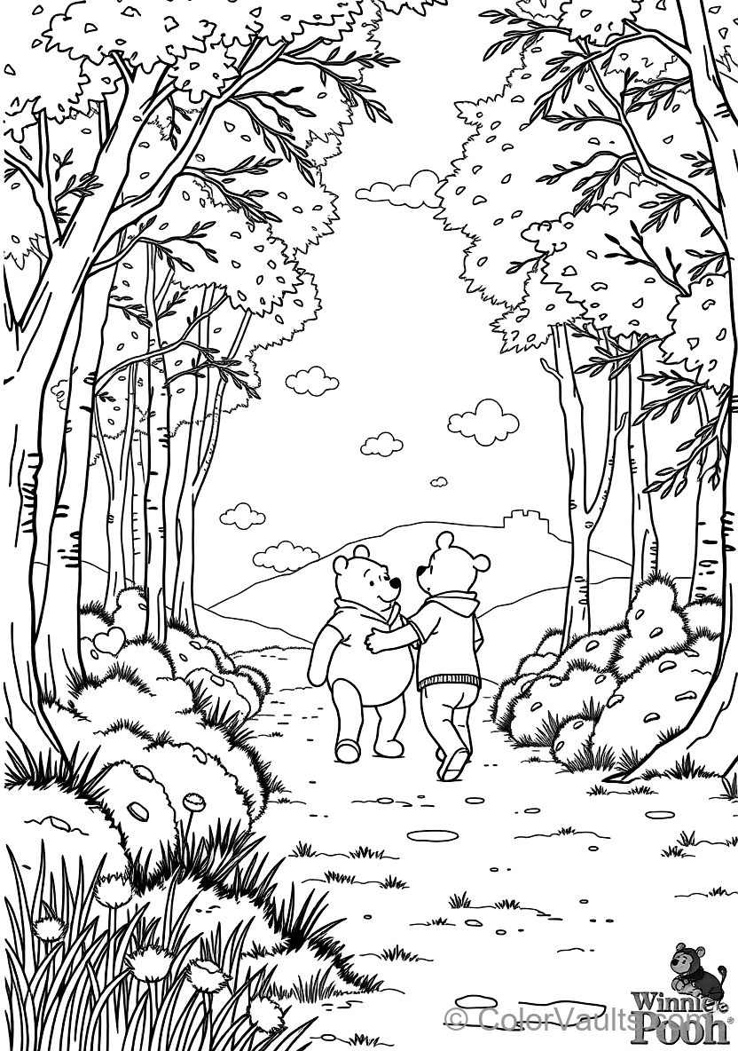 Winnie the Pooh coloring page 3