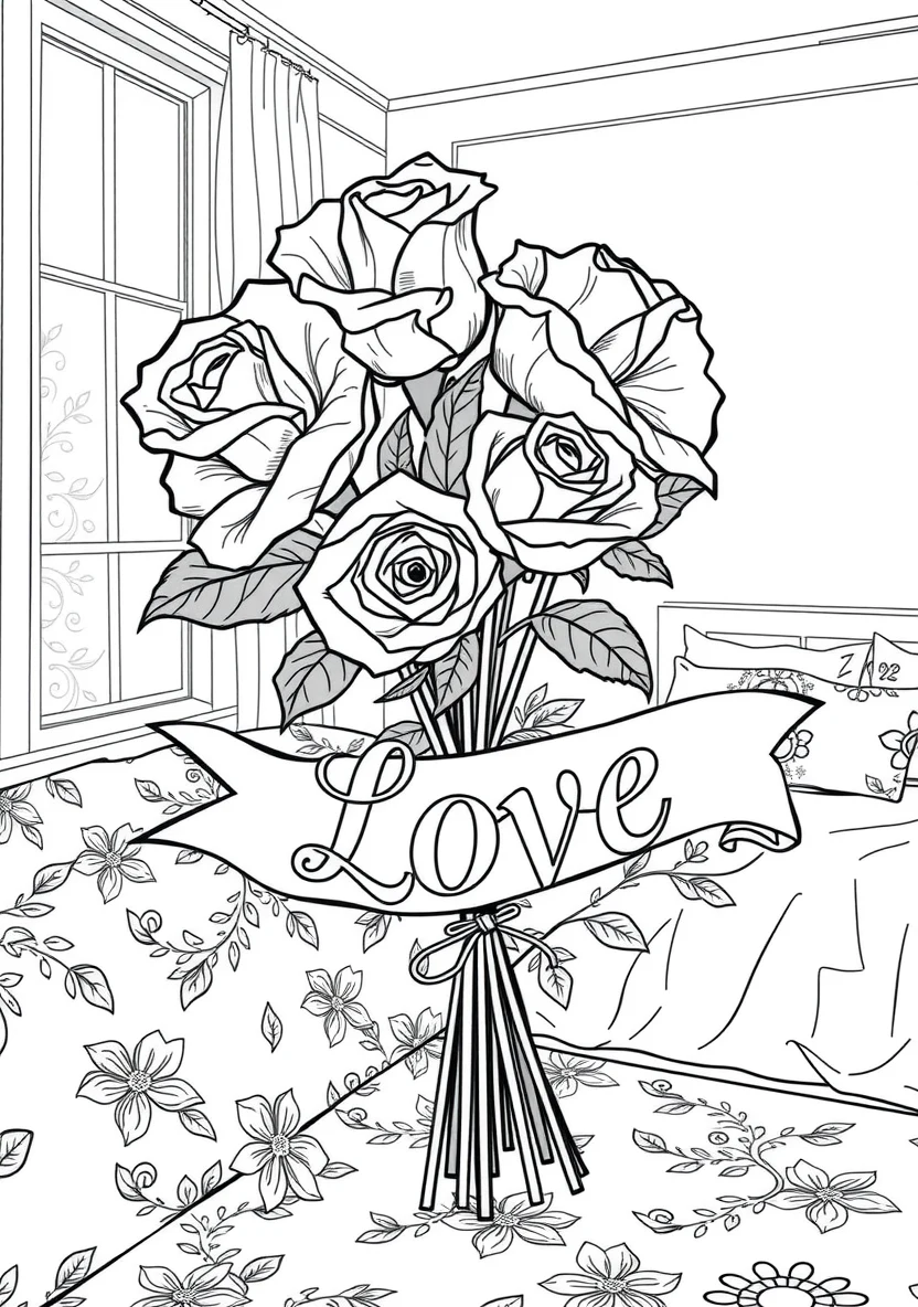 A Loving Valentinstag Theme of a Schöner