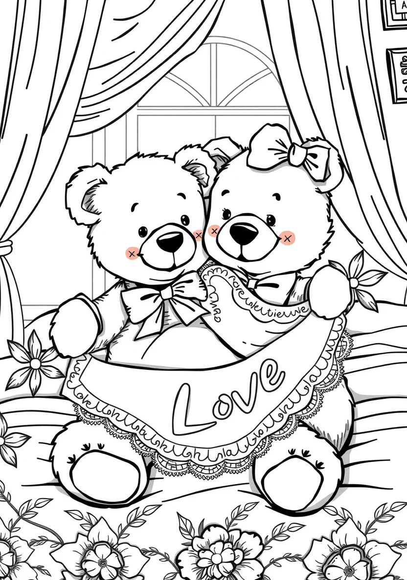 A Loving Valentinstag Theme of Two Friendly