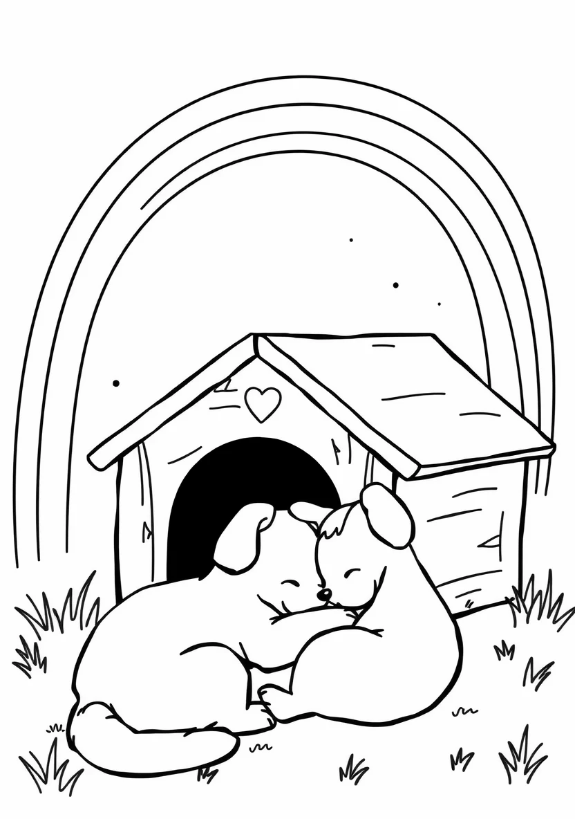 Woezel and Pip Sleeping