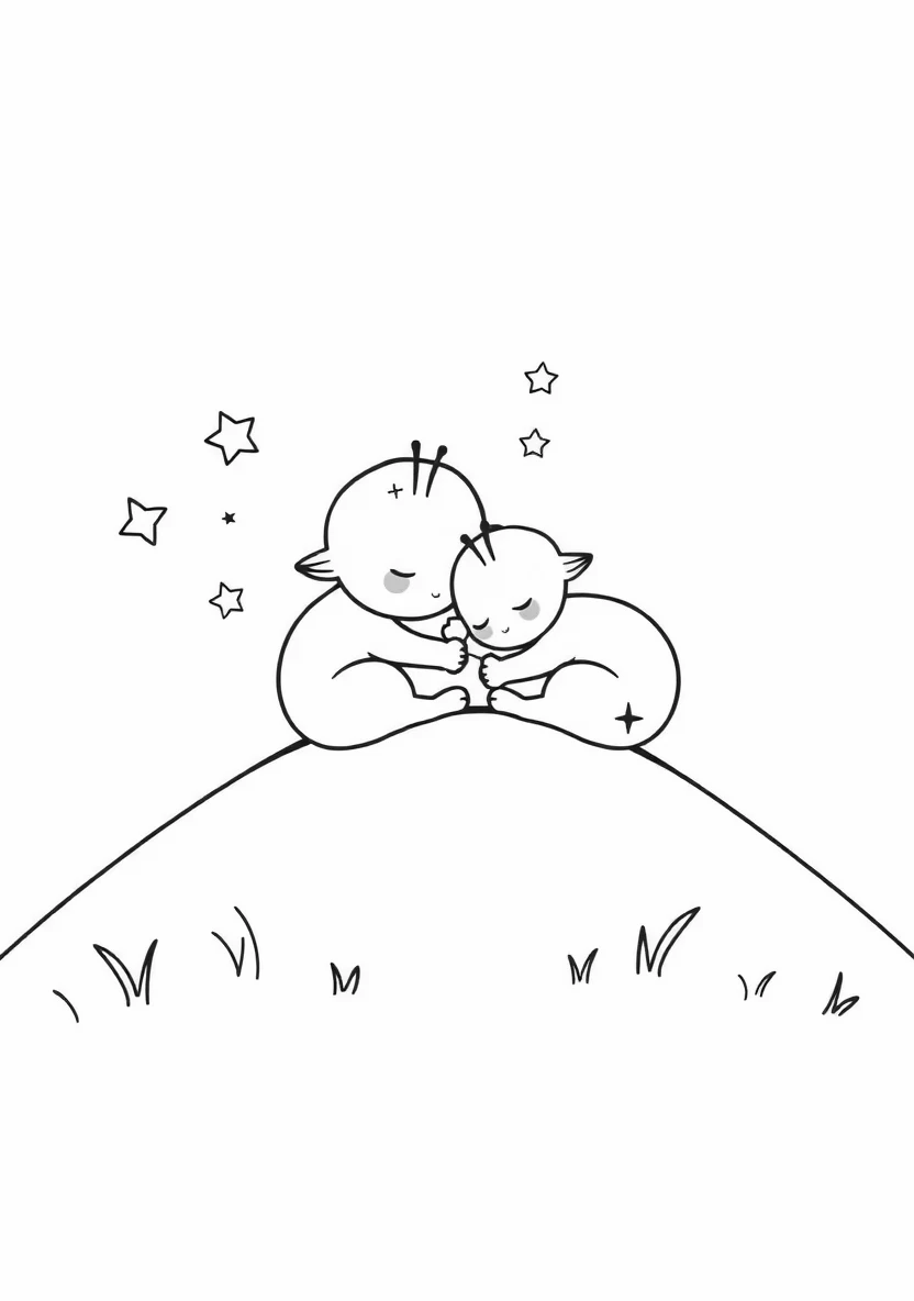 Woezel and Pip Sleeping