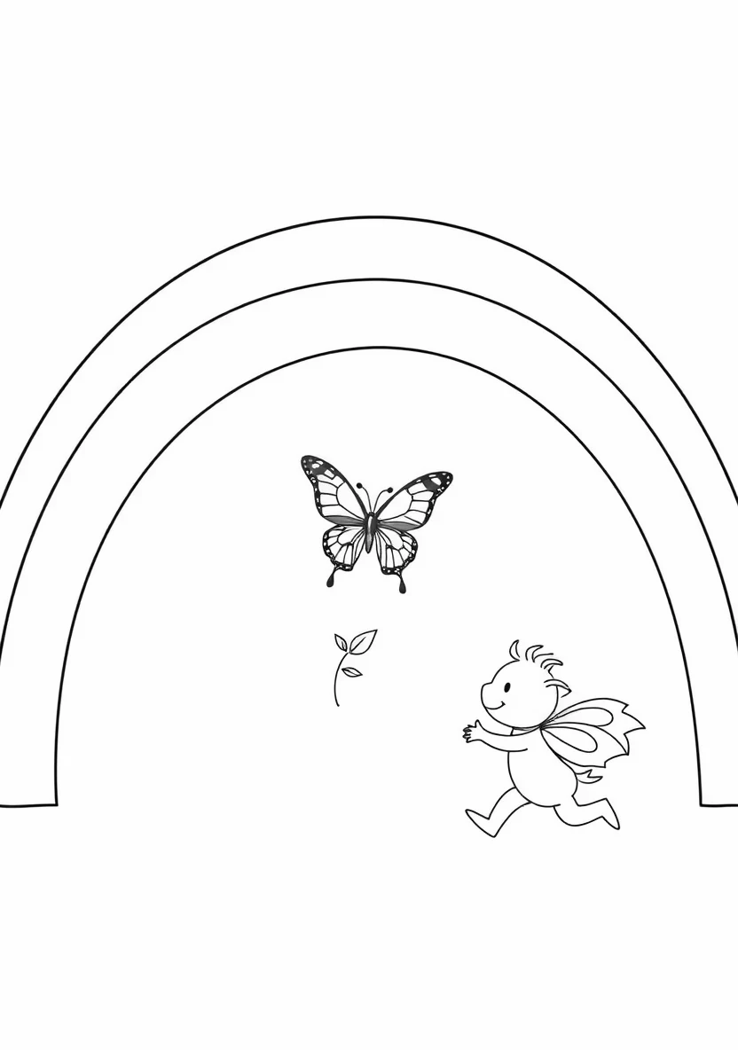 Woezel & Pip coloring page 3