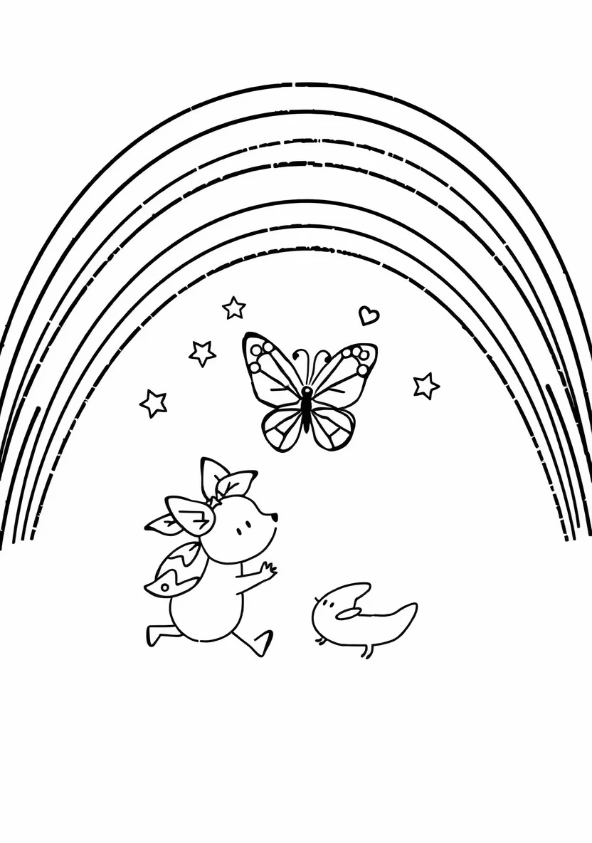 Woezel and Pip Chasing a