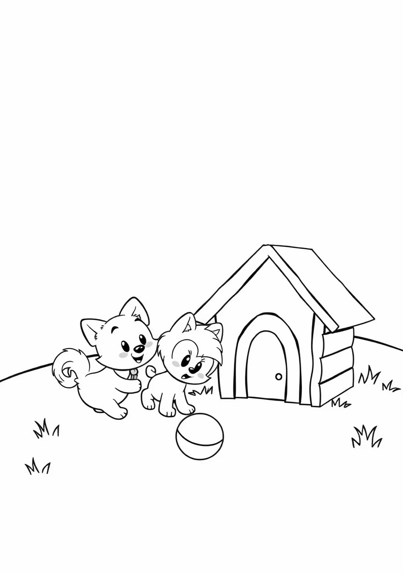 Woezel and Pip Playing T