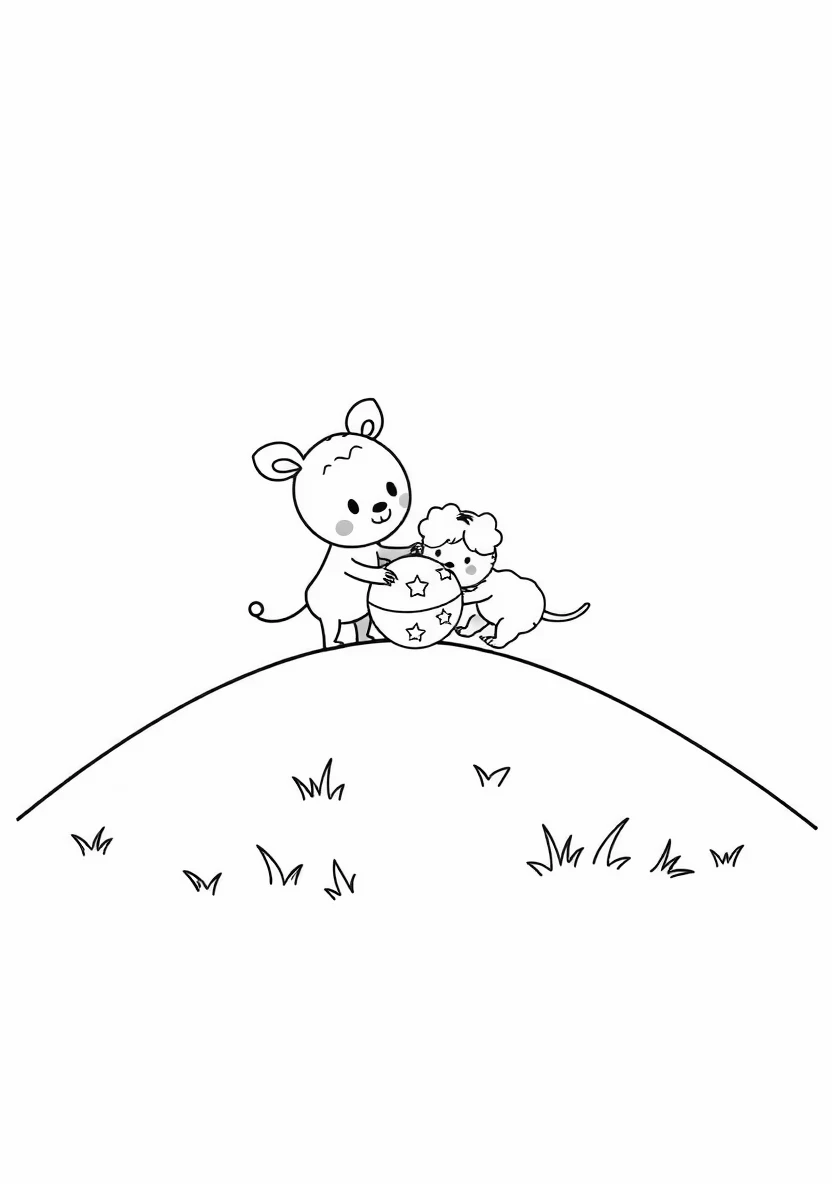 Woezel and Pip Playing T