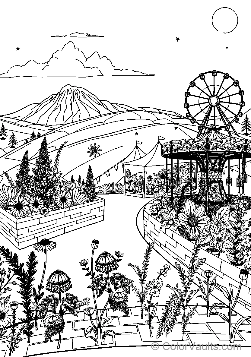 Amusement Park Scenery