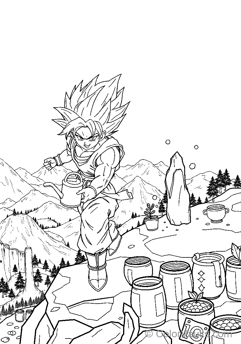 Character In Action Pose On Rocky Terrain