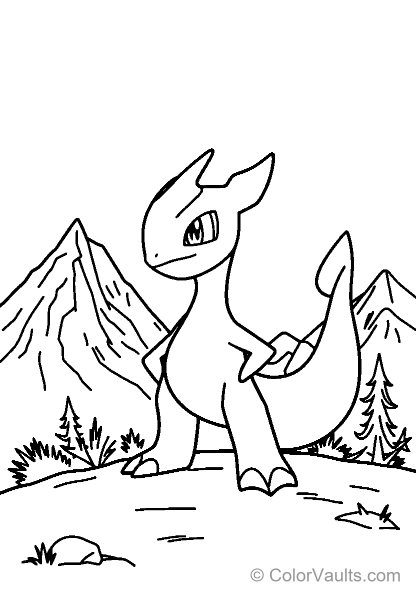 Charizard In The Mountains