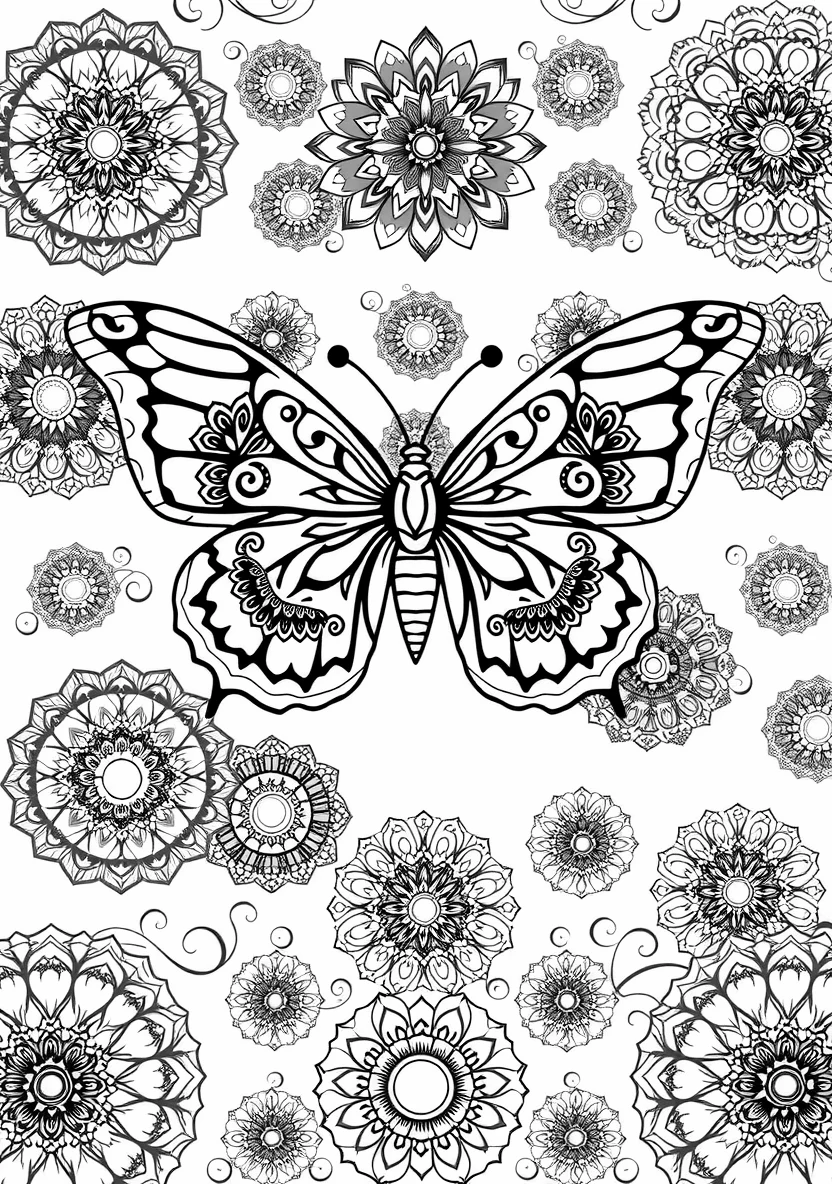 A Zentangle Silhouette of a D