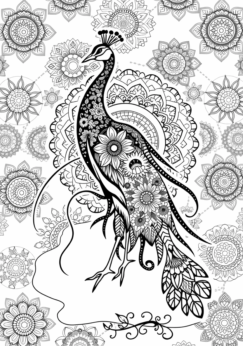 A Zentangle Silhouette of a G