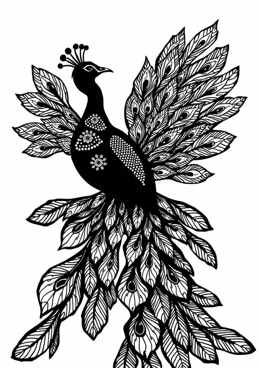 A Zentangle Silhouette of a G
