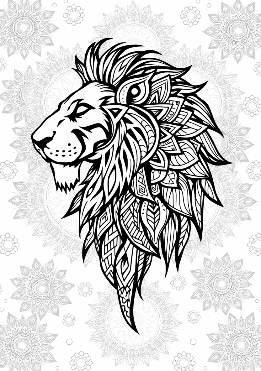A Zentangle Silhouette of a R
