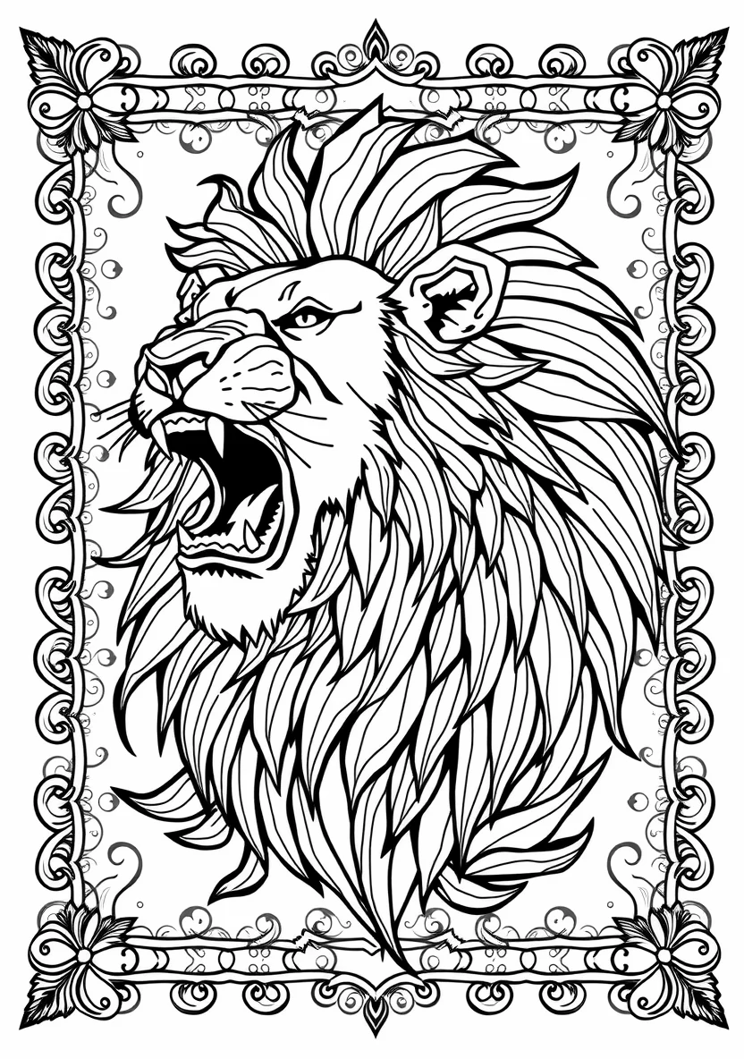 A Zentangle Silhouette of a R