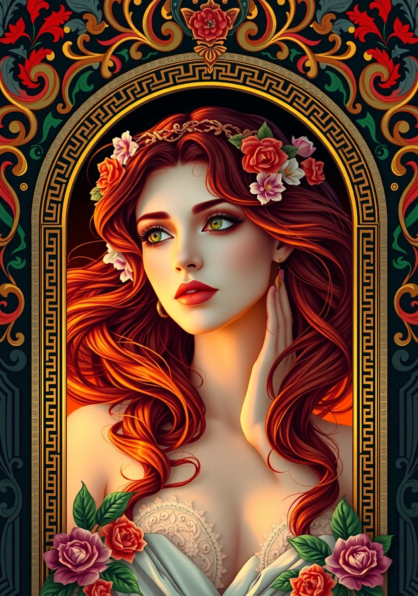 Art Nouveau (Mucha Style)