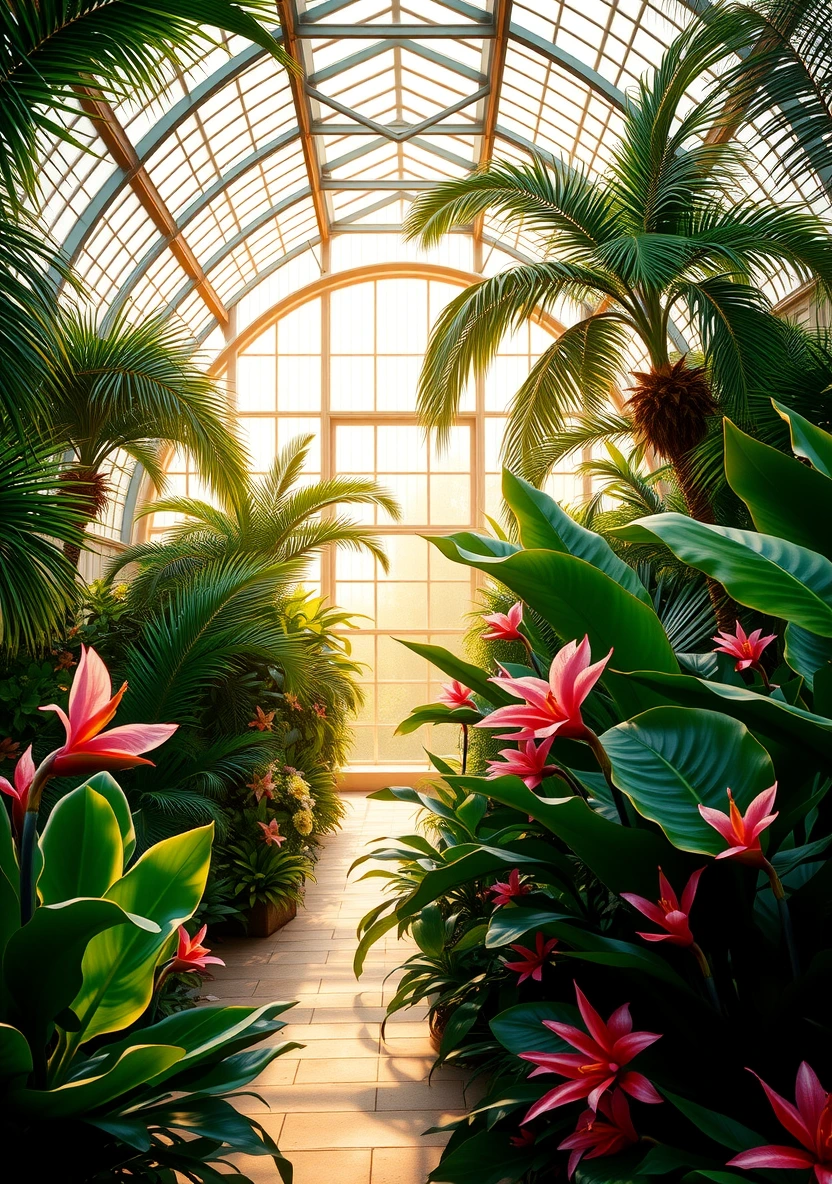 Botanical Gardens & Greenhouses coloring page 1