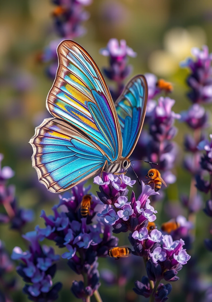 Butterflies & Garden Insects coloring page 1