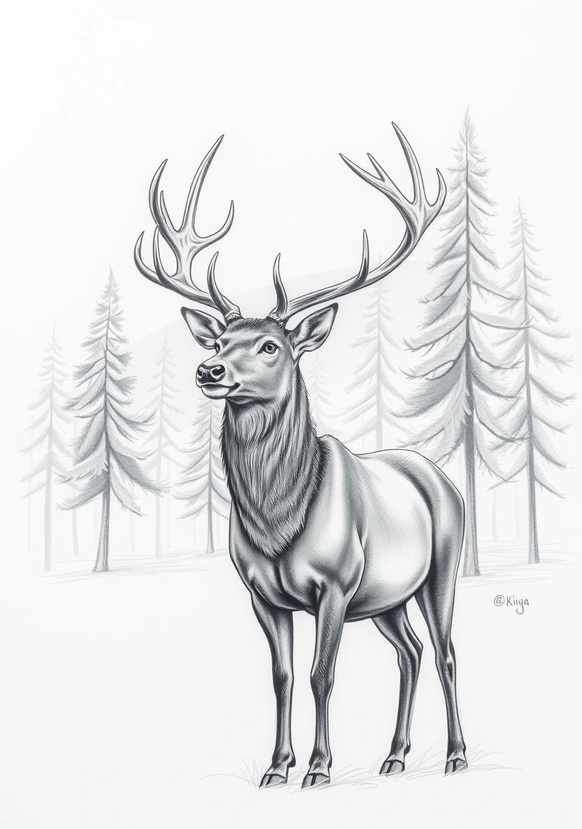 Craft Sketches - Animals coloring page 1