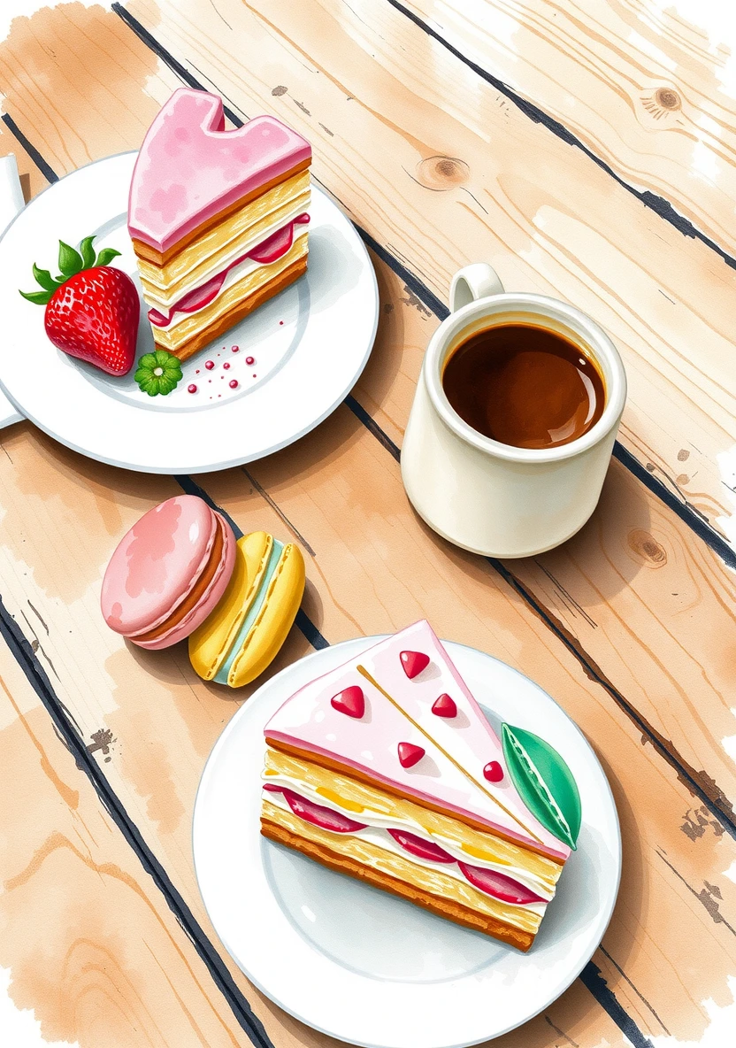 Craft Sketches - Food & Sweets coloring page 1