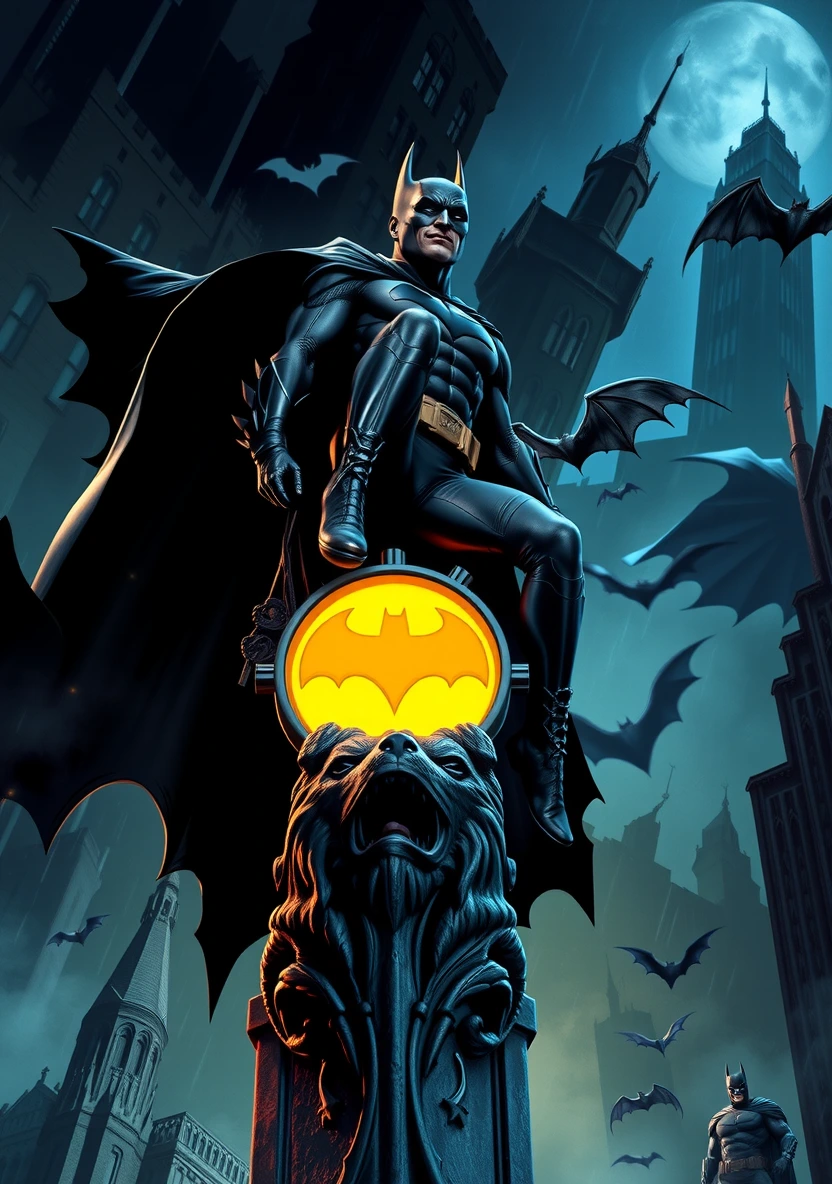 DC - Batman coloring page 1