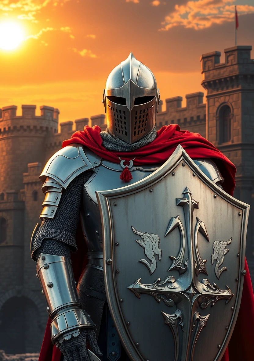 Knights & Medieval Castles coloring page 1