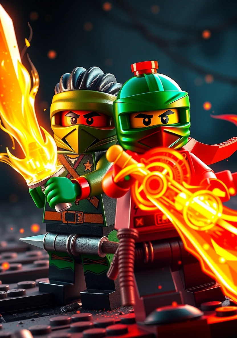 Lego Ninjago coloring page 1