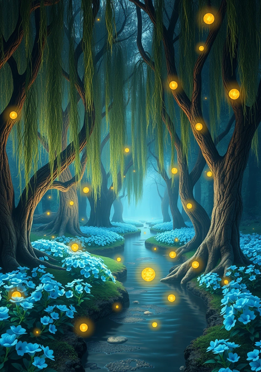 Magischer Forest coloring page 1