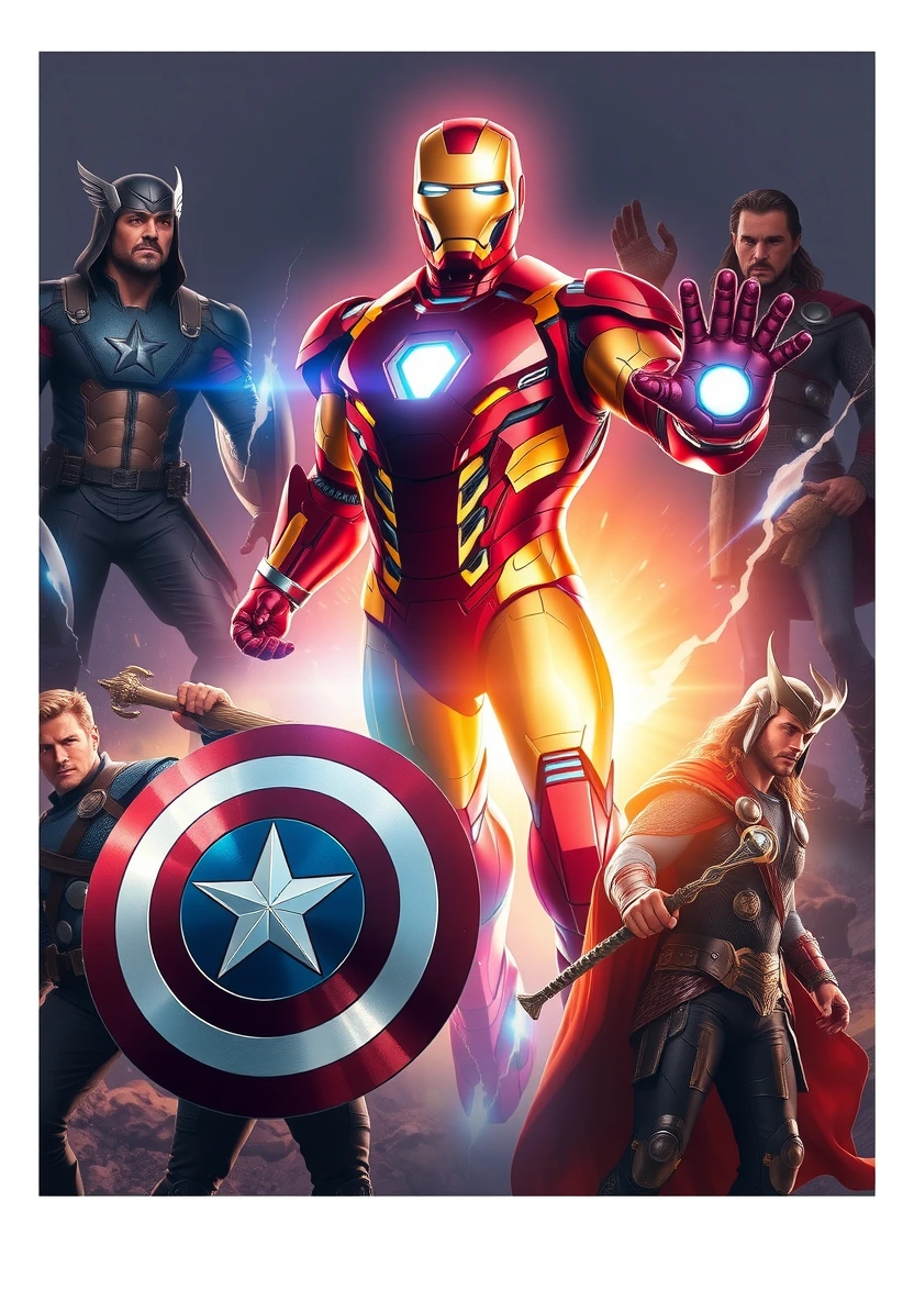 Marvel - Avengers coloring page 1