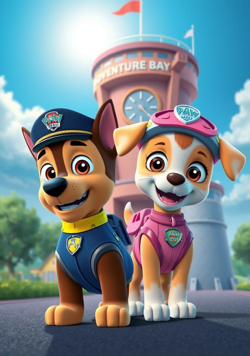 Paw Patrol coloring page 1