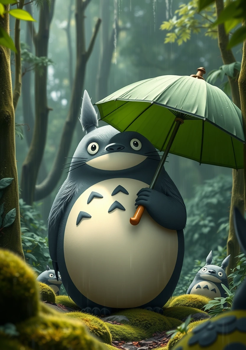 Studio Ghibli - Totoro coloring page 1