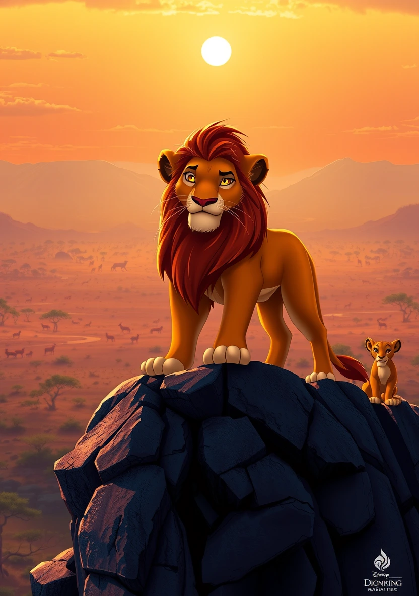 The Lion King coloring page 1